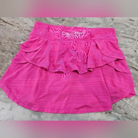 Calvin Klein Performance Pink Stretch Active Skort Women’s M – Athletic Tennis - Picture 6 of 10